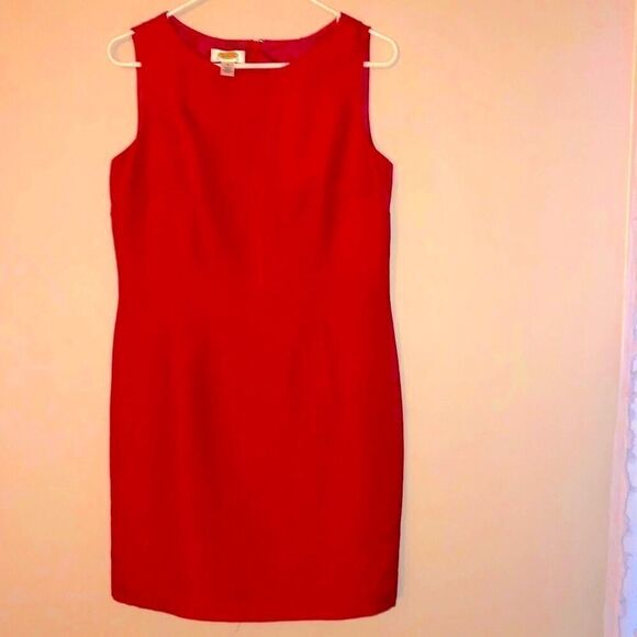 Talbots red dress - Picture 1 of 8